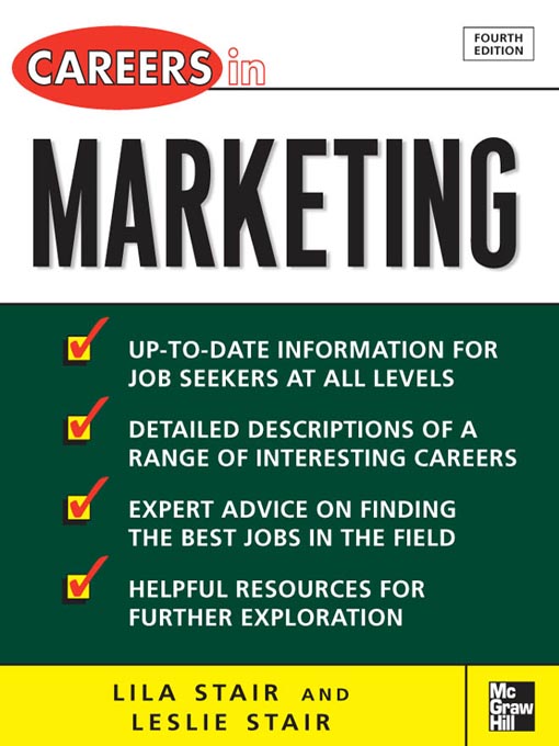 Title details for Careers in Marketing by Leslie Stair - Available